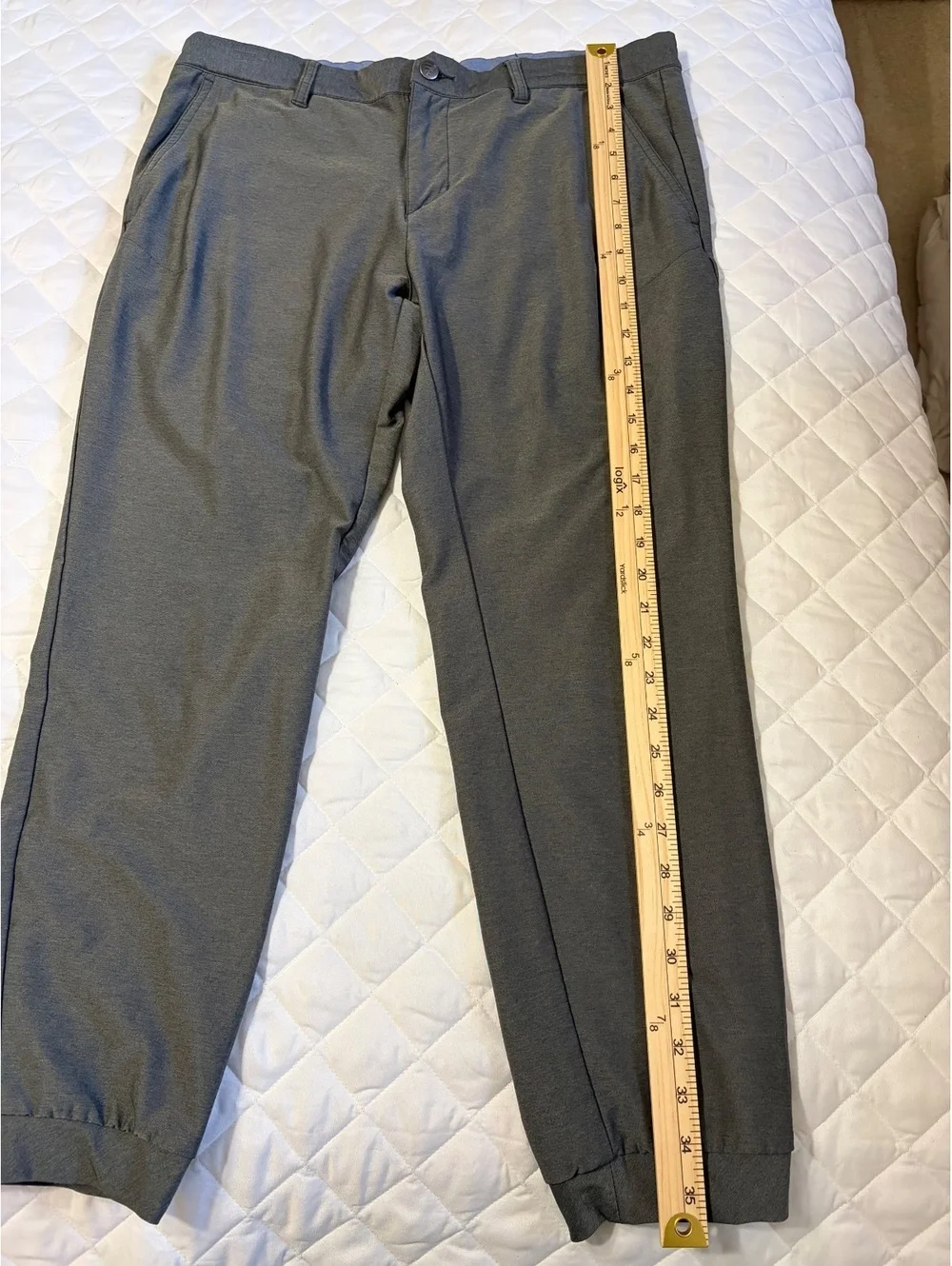 Adidas Men’s Adicross Golf Jogger Pants, Gray, 34x30